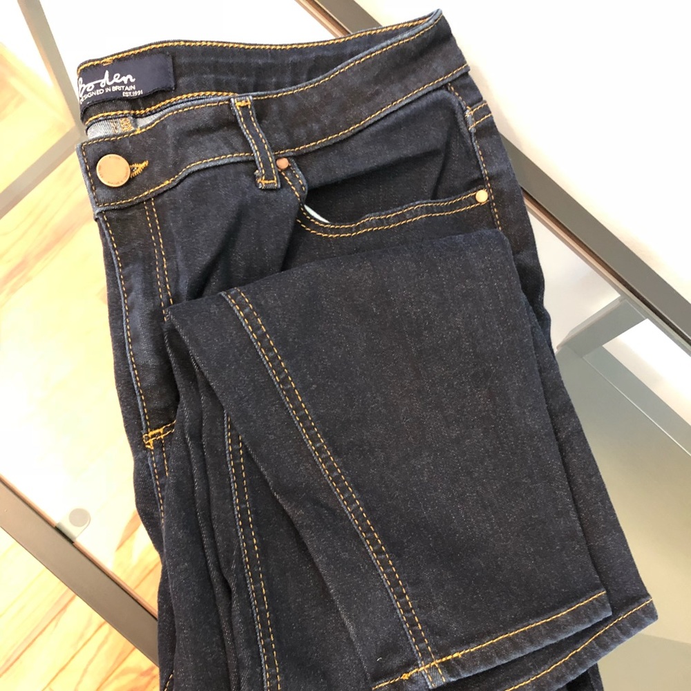 Boden Mayfair Modern Skinny Dark Wash 12 EUC